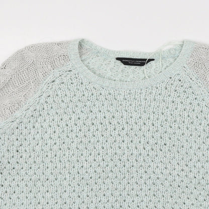 Womens UK Size 16 Dorothy Perkins Green Pullover Jumper