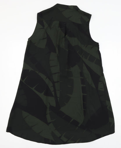 Womens UK Size 8 Principles Green Basic Blouse