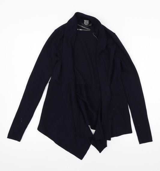 89th & Madison Womens Blue  Knit Cardigan Jumper Size 8