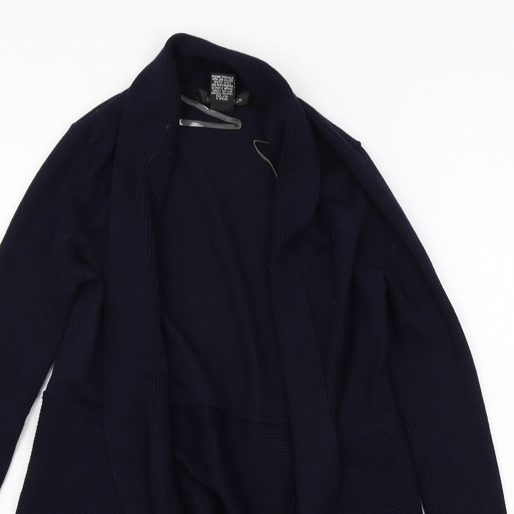 89th & Madison Womens Blue  Knit Cardigan Jumper Size 8