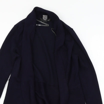 89th & Madison Womens Blue  Knit Cardigan Jumper Size 8