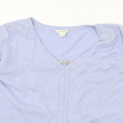 Womens UK Size 8 Monsoon Blue Pullover Jumper