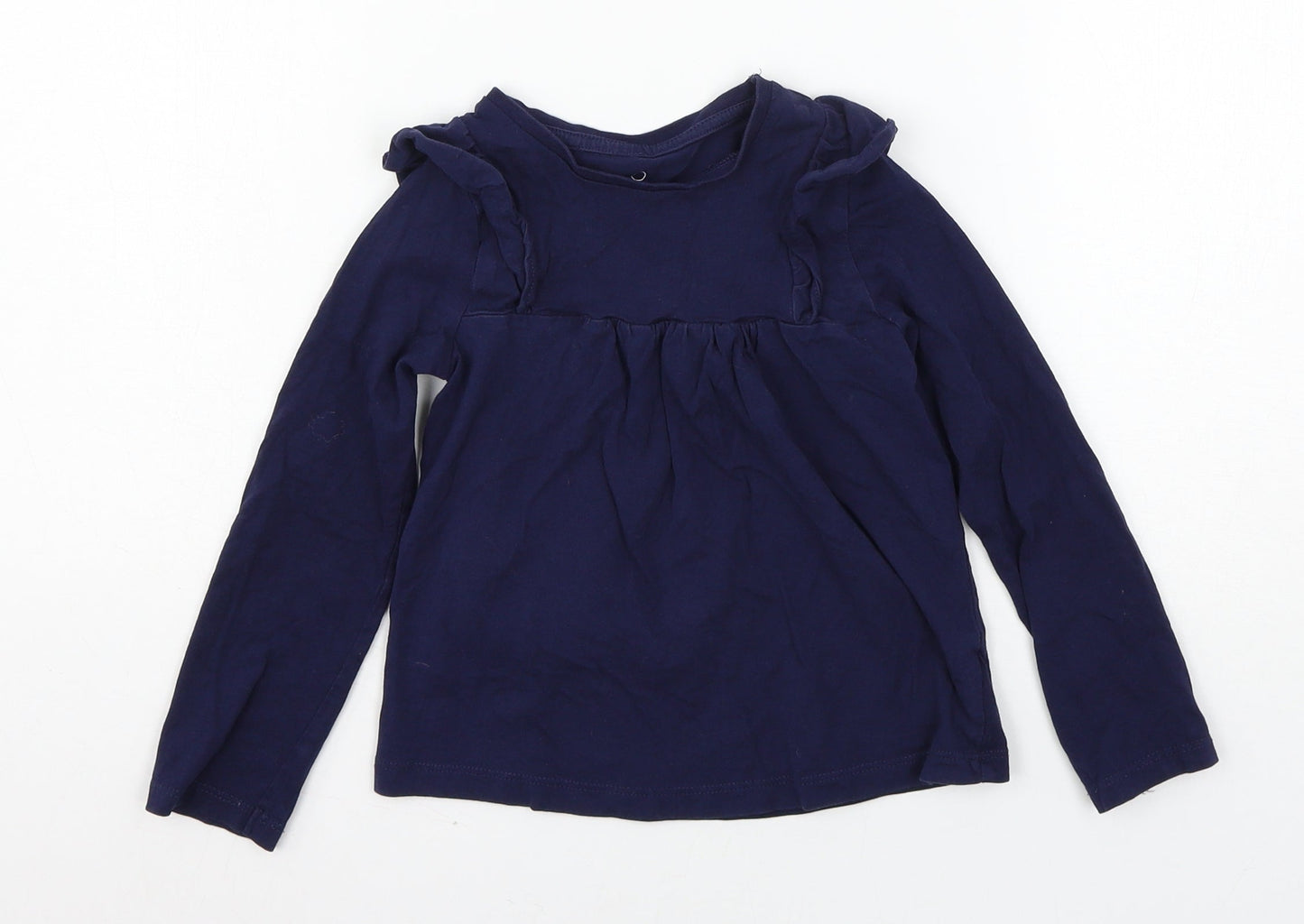 Mothercare Boys Blue  Jersey Basic T-Shirt Size 4-5 Years
