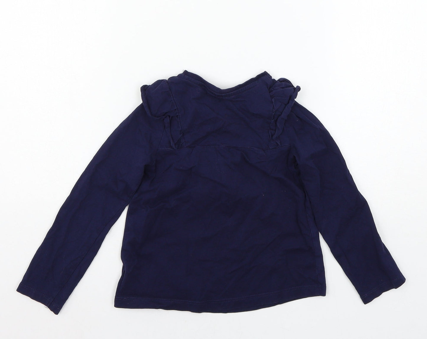 Mothercare Boys Blue  Jersey Basic T-Shirt Size 4-5 Years