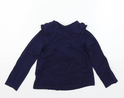 Mothercare Boys Blue  Jersey Basic T-Shirt Size 4-5 Years