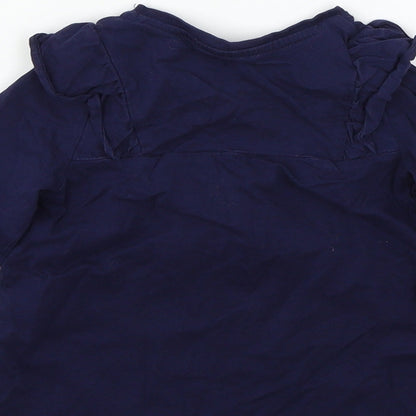 Mothercare Boys Blue  Jersey Basic T-Shirt Size 4-5 Years