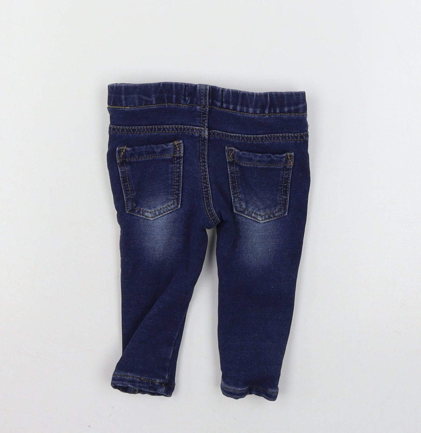 Primark Baby Blue  Denim Pedal Pusher Jeans Size 6-9 Months