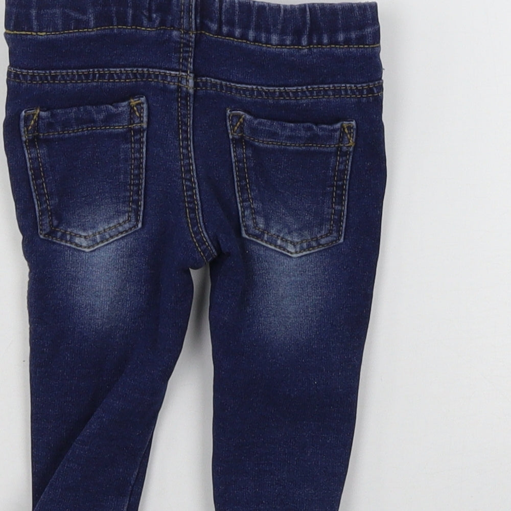 Primark Baby Blue  Denim Pedal Pusher Jeans Size 6-9 Months