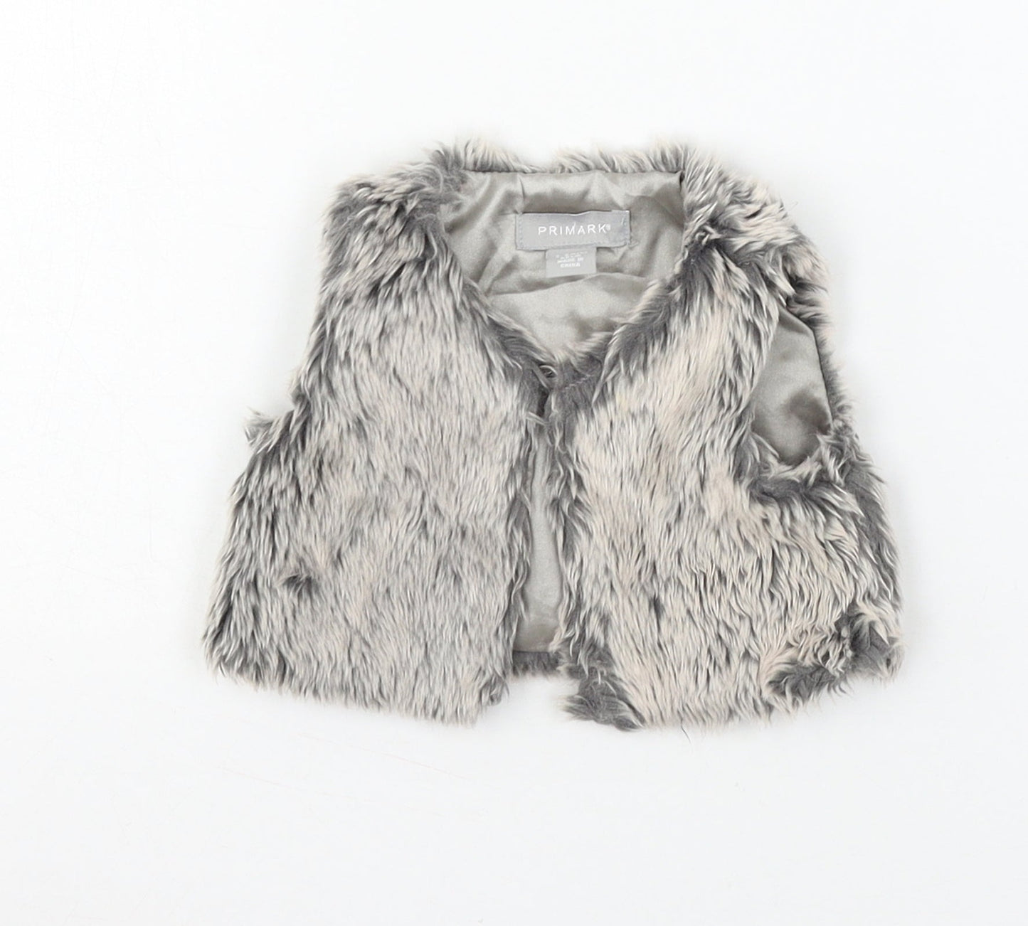Primark Baby Grey   Jacket Waistcoat Size 3-6 Months