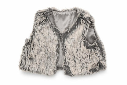 Front view of Primark Baby Grey Jacket Waistcoat, size 3-6, Months