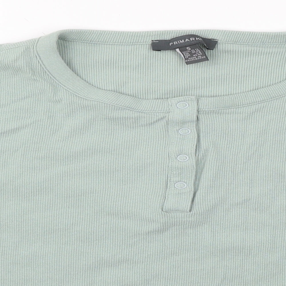 Primark Womens Green  Jersey Basic T-Shirt Size 10