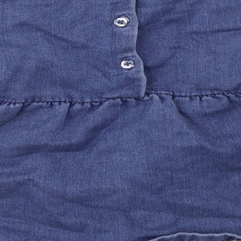 NEX Boys Blue  Jersey Skater Dress  Size 3-6 Months