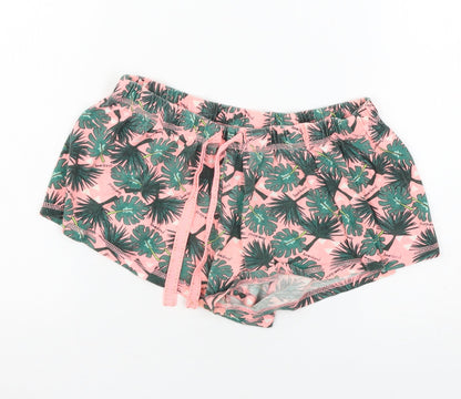 Love to Lounge Womens Pink Floral Jersey Capri Pyjama Pants Size 12  - Love Island