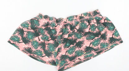 Love to Lounge Womens Pink Floral Jersey Capri Pyjama Pants Size 12  - Love Island
