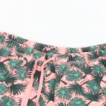 Love to Lounge Womens Pink Floral Jersey Capri Pyjama Pants Size 12  - Love Island