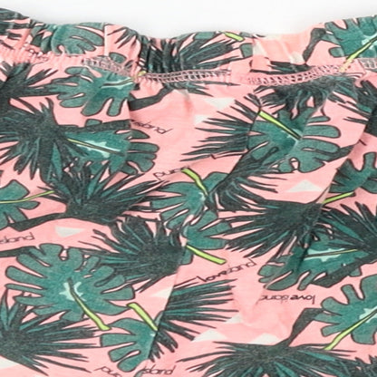 Love to Lounge Womens Pink Floral Jersey Capri Pyjama Pants Size 12  - Love Island