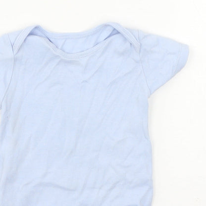 TU Boys Blue  Jersey Babygrow One-Piece Size 12-18 Months