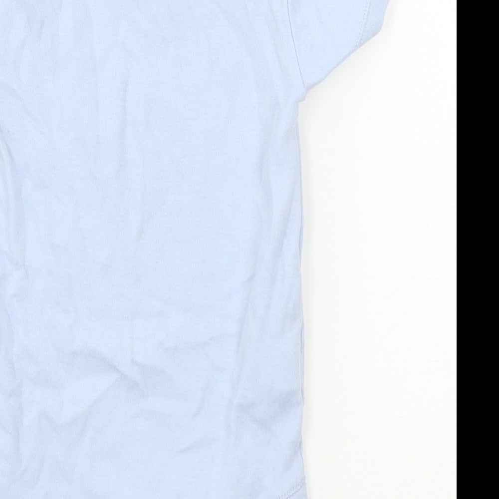 TU Boys Blue  Jersey Babygrow One-Piece Size 12-18 Months