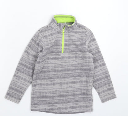 DECATHLON Boys Grey  Fleece Jacket  Size 5 Years