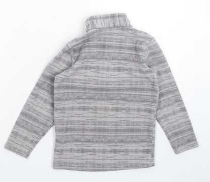 DECATHLON Boys Grey  Fleece Jacket  Size 5 Years