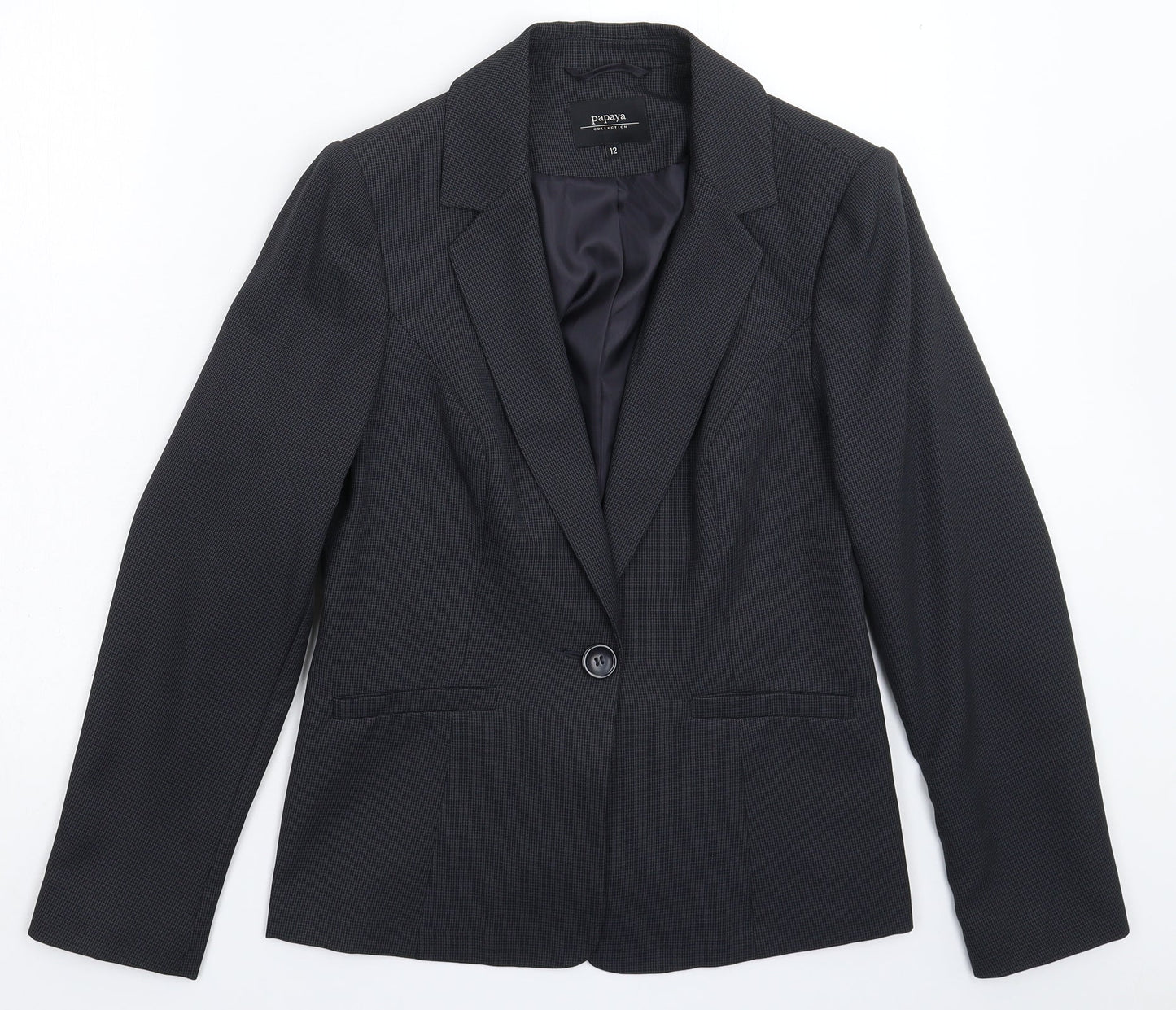 Papaya Womens Grey   Jacket Suit Jacket Size 12