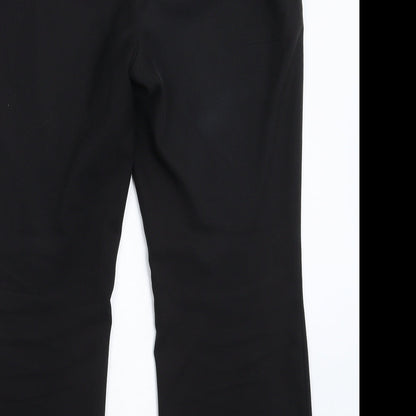 Womens UK Size 14 Papaya Regular Fit Dress Pants Black Trousers