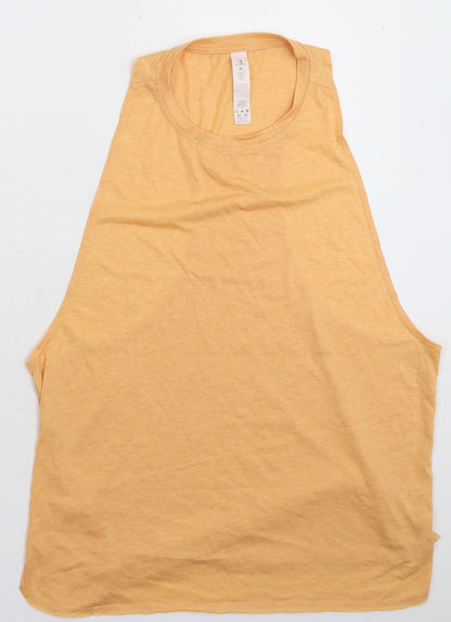Icy Zone Womens Beige   Basic Tank Size XL