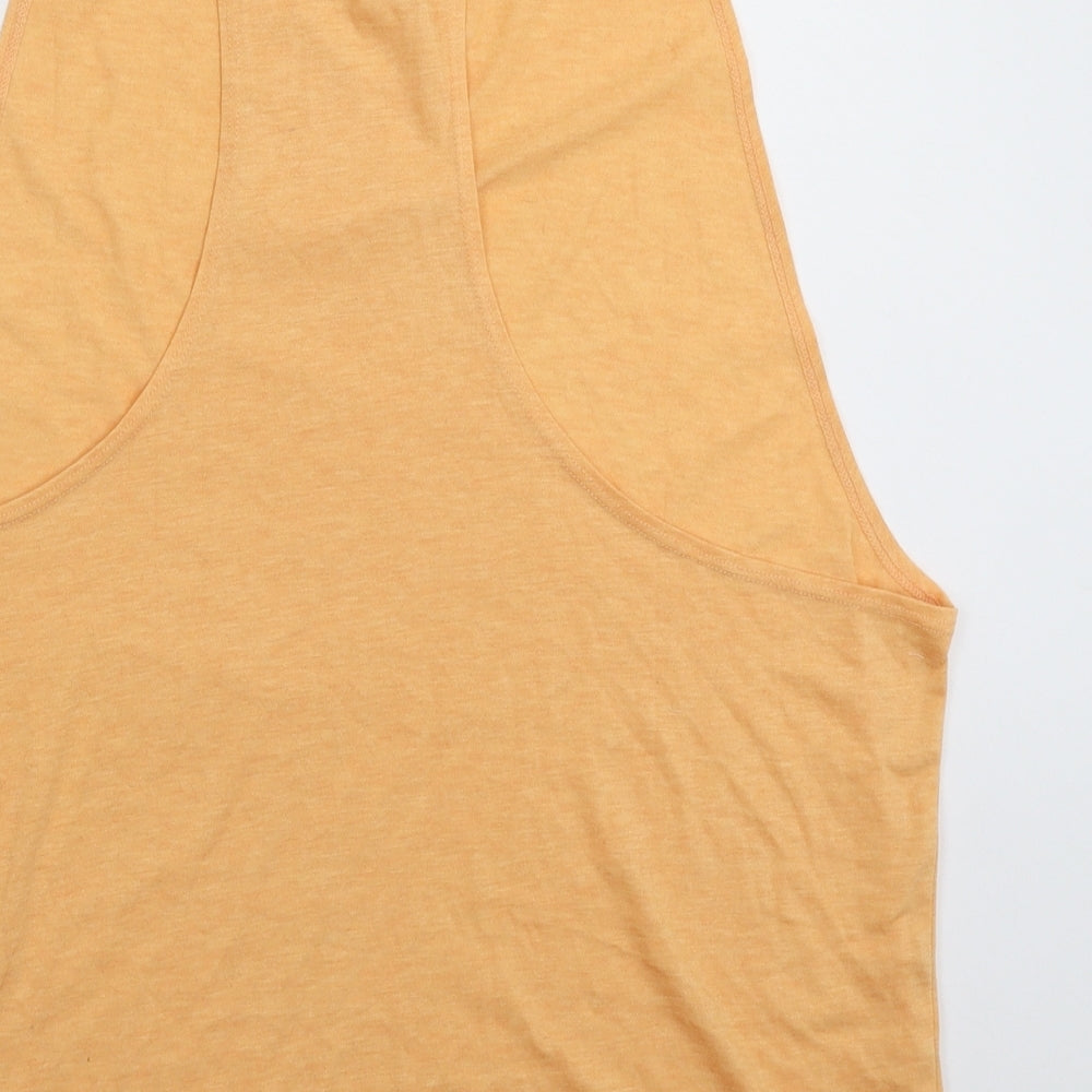 Icy Zone Womens Beige   Basic Tank Size XL