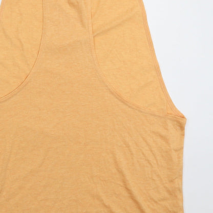 Icy Zone Womens Beige   Basic Tank Size XL