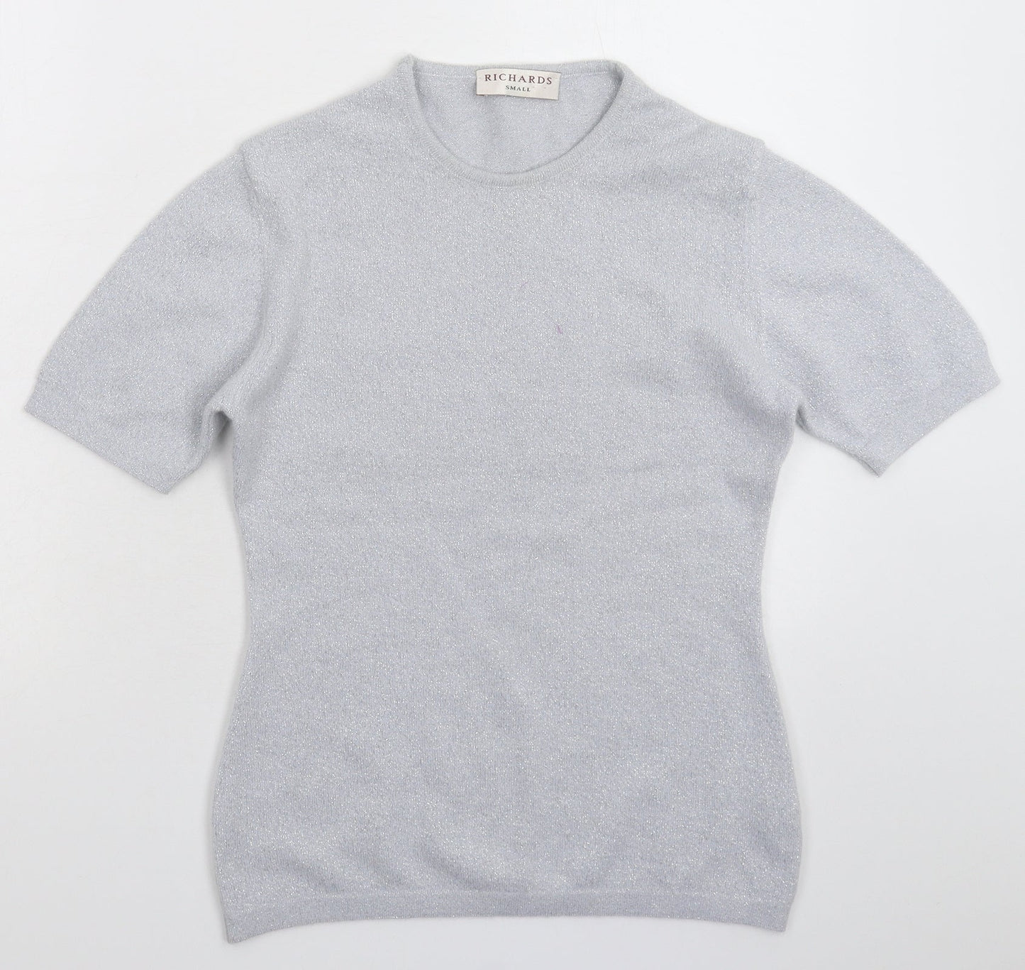 Womens UK Size S Richards Silver Pullover Jumper