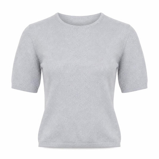 Womens UK Size S Richards Silver Pullover Jumper