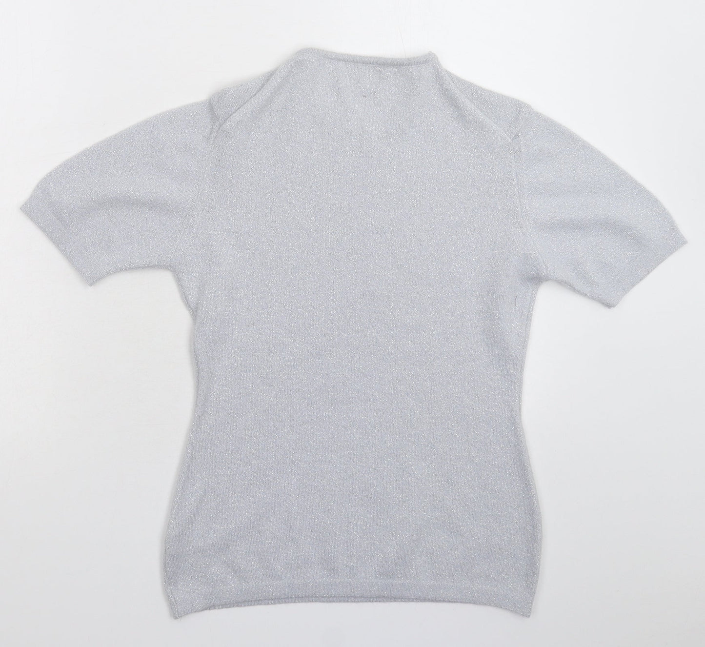 Womens UK Size S Richards Silver Pullover Jumper