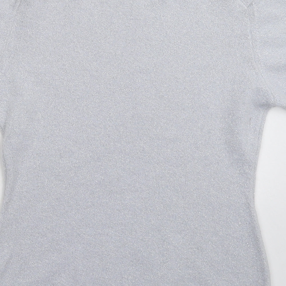 Womens UK Size S Richards Silver Pullover Jumper