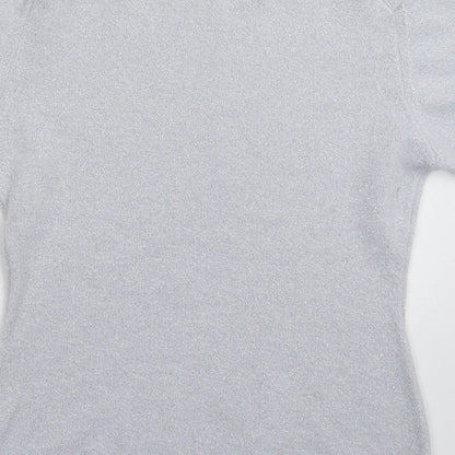 Womens UK Size S Richards Silver Pullover Jumper