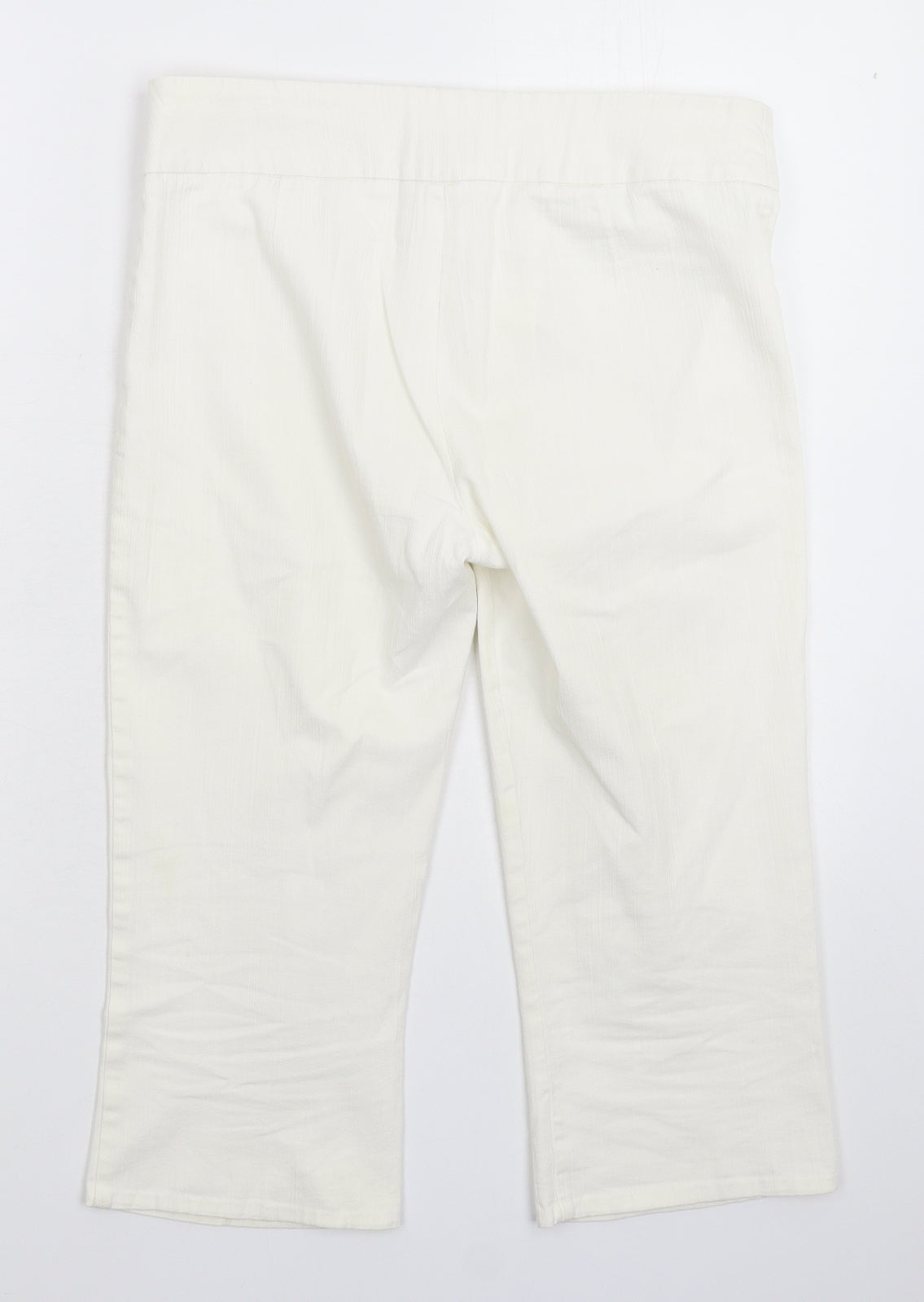 Cortelle Womens White  Denim Bermuda Shorts Size 32 in