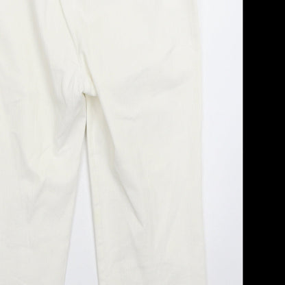 Cortelle Womens White  Denim Bermuda Shorts Size 32 in