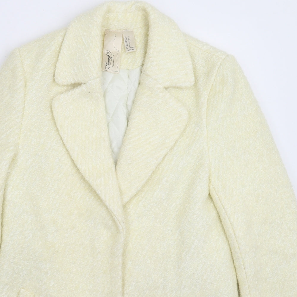 Womens UK Size S FOREVER 21 White Jacket