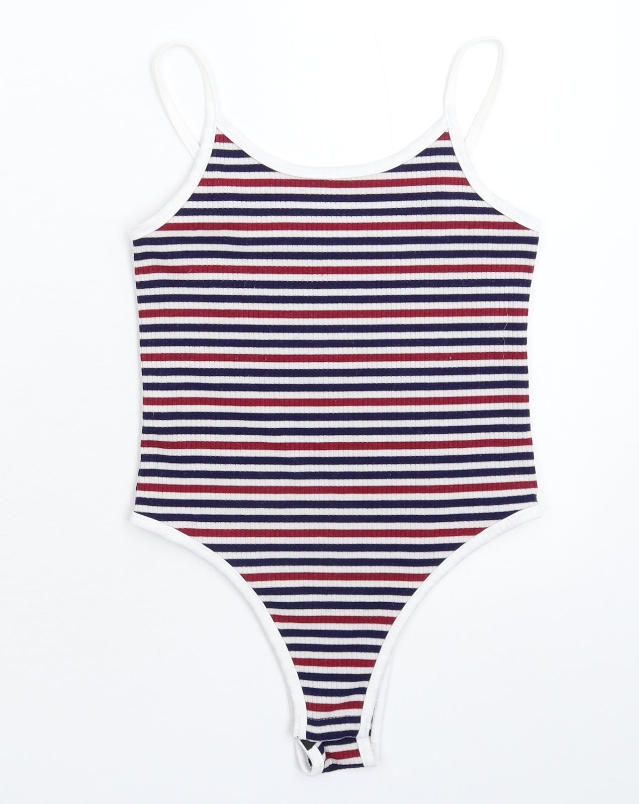 Womens UK Size S Preworn One-Piece Multicoloured Bodysuit