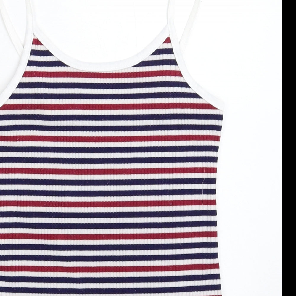 Womens UK Size S Preworn One-Piece Multicoloured Bodysuit