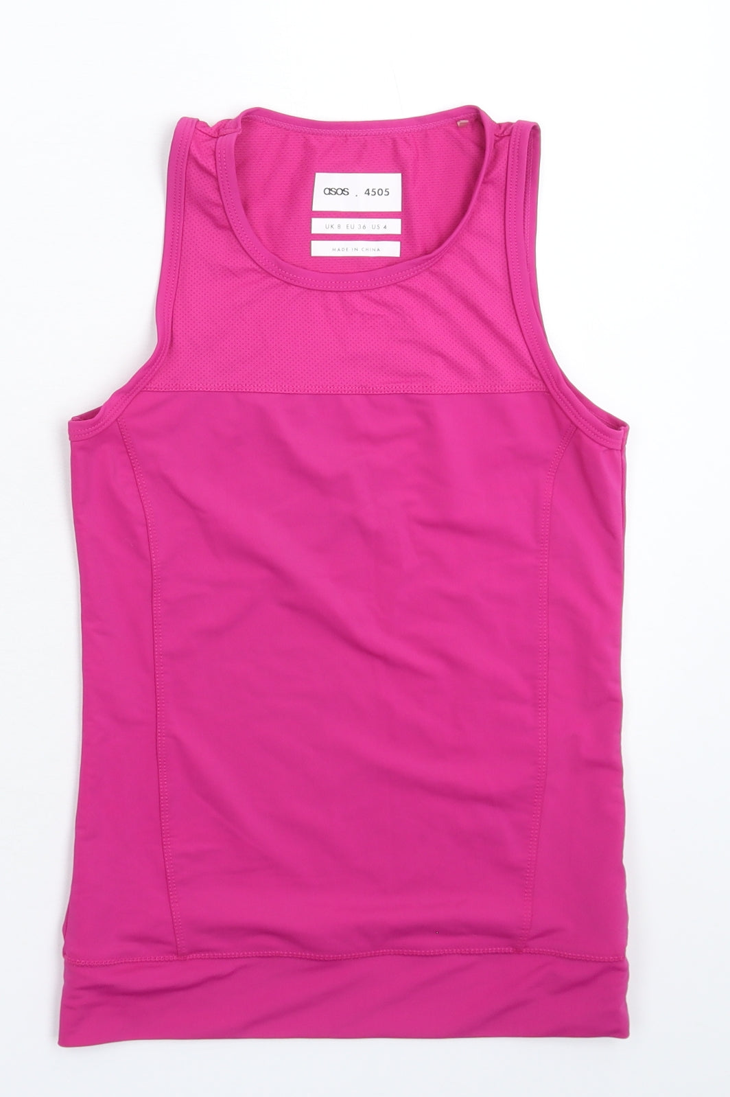 ASOS Womens Pink   Jersey Tank Size 8