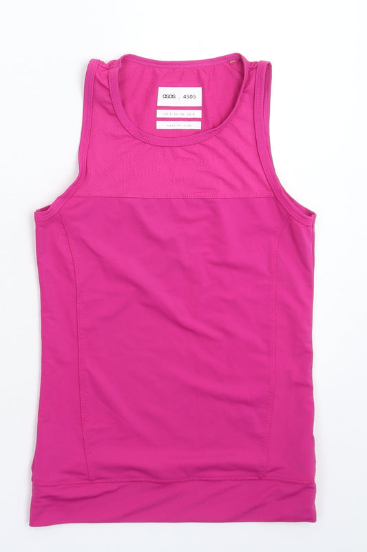 ASOS Womens Pink   Jersey Tank Size 8