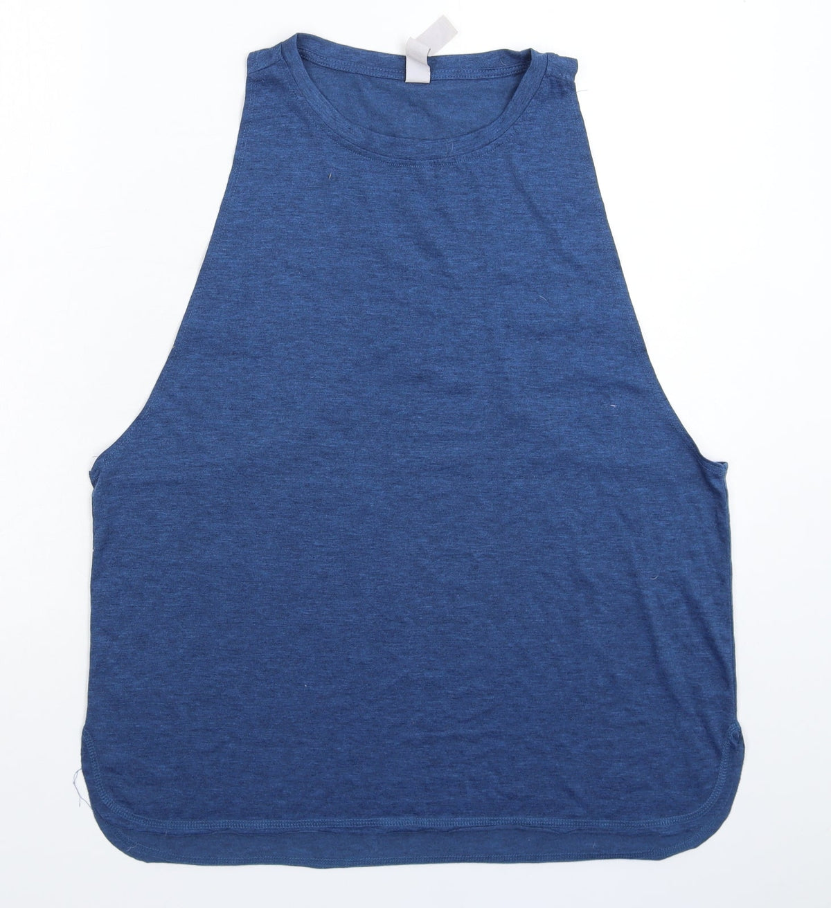 Additional front view of Icy Zone men’s blue basic tank, size XL