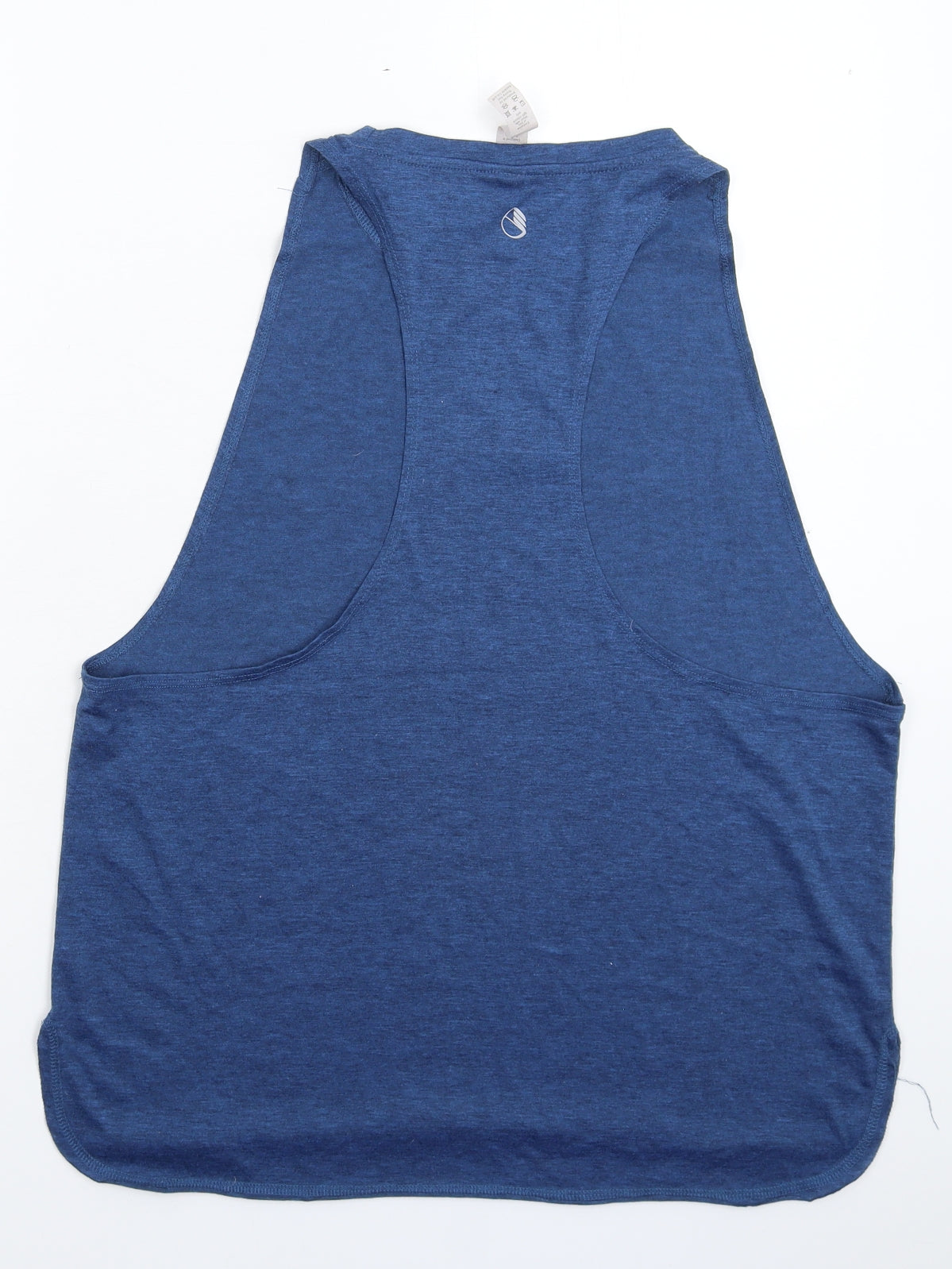 Back view of Icy Zone men’s blue basic tank, size XL