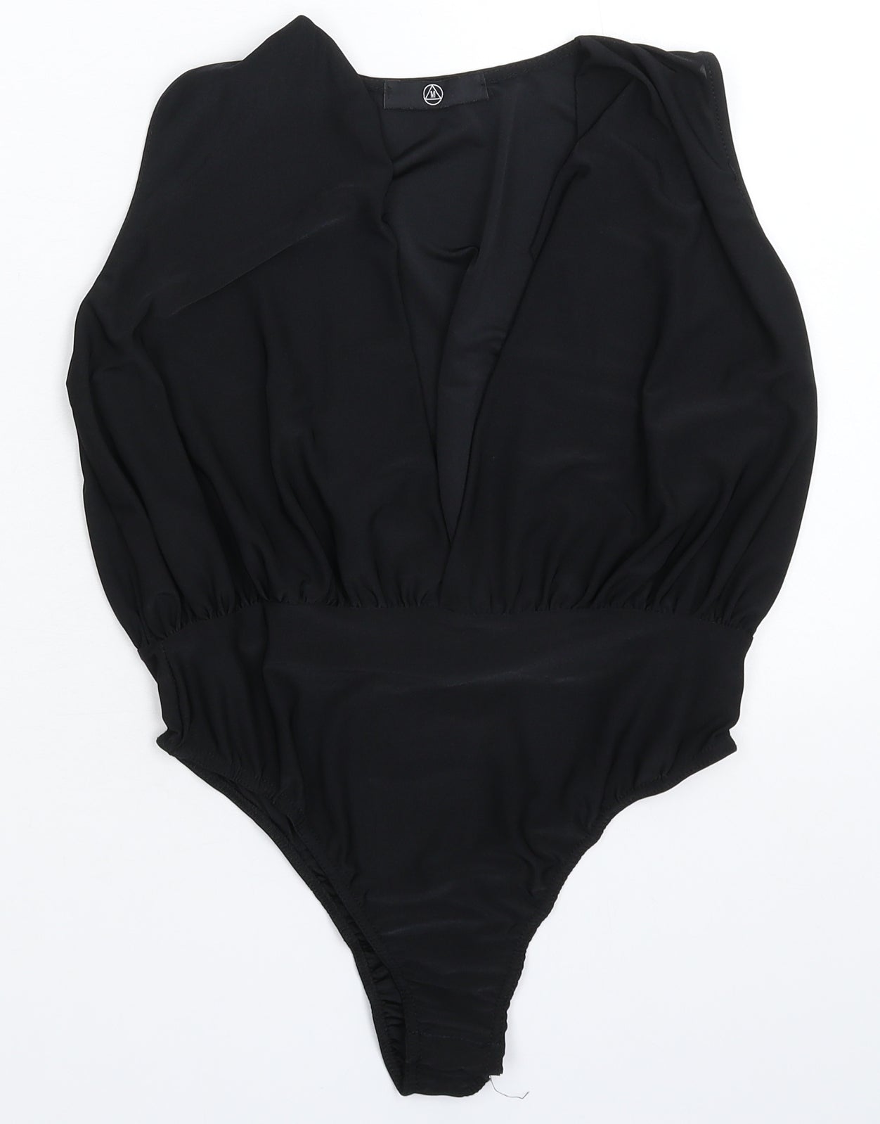 Missguided Womens Black   Bodysuit One-Piece Size 8