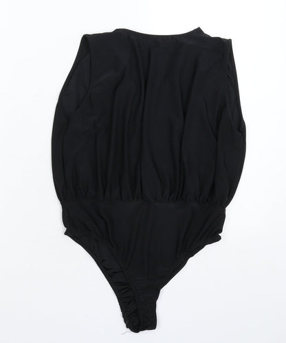 Missguided Womens Black   Bodysuit One-Piece Size 8