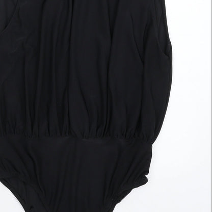 Missguided Womens Black   Bodysuit One-Piece Size 8