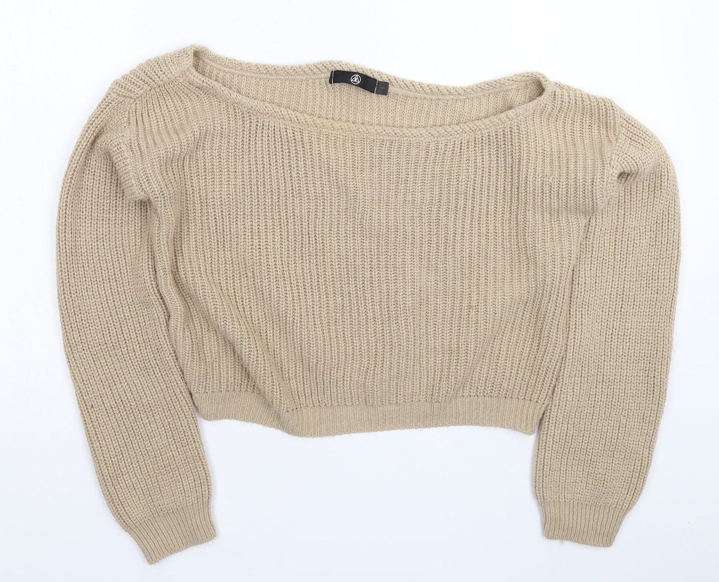 Womens UK Size S Missguided Grey Pullover Jumper