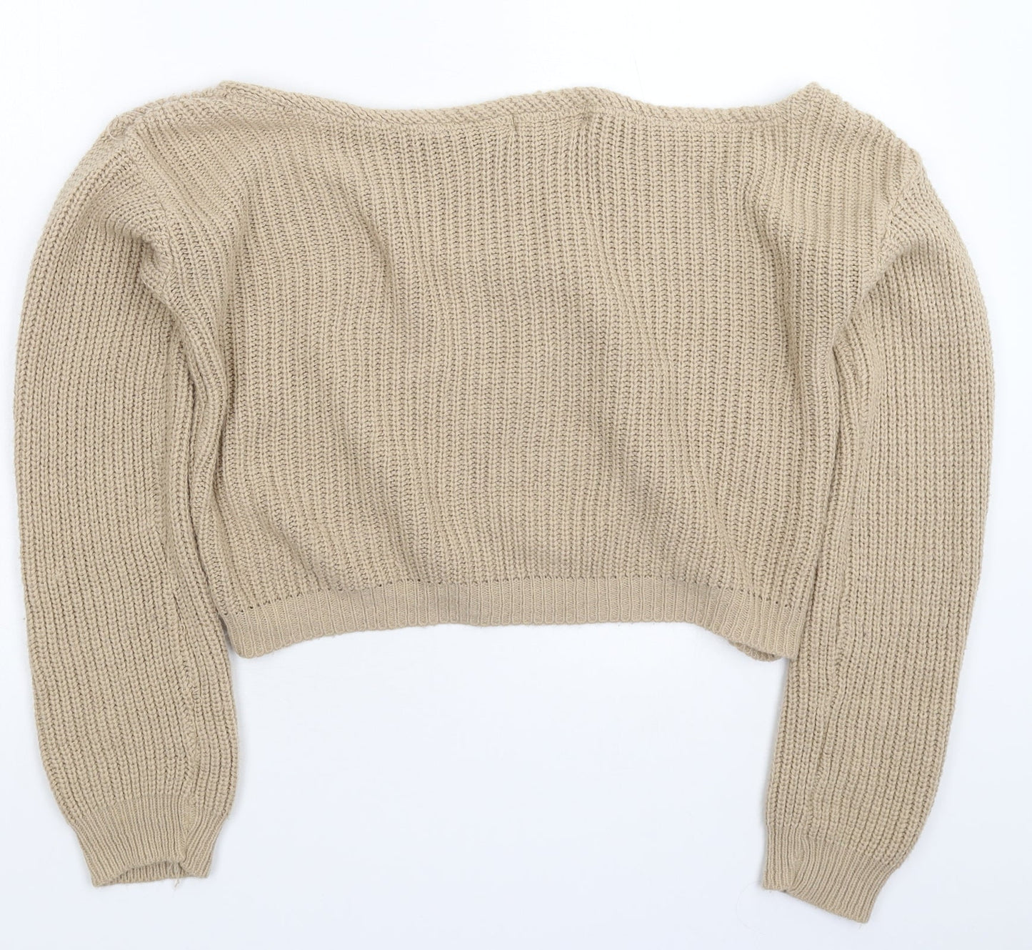 Womens UK Size S Missguided Grey Pullover Jumper