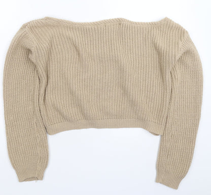 Womens UK Size S Missguided Grey Pullover Jumper