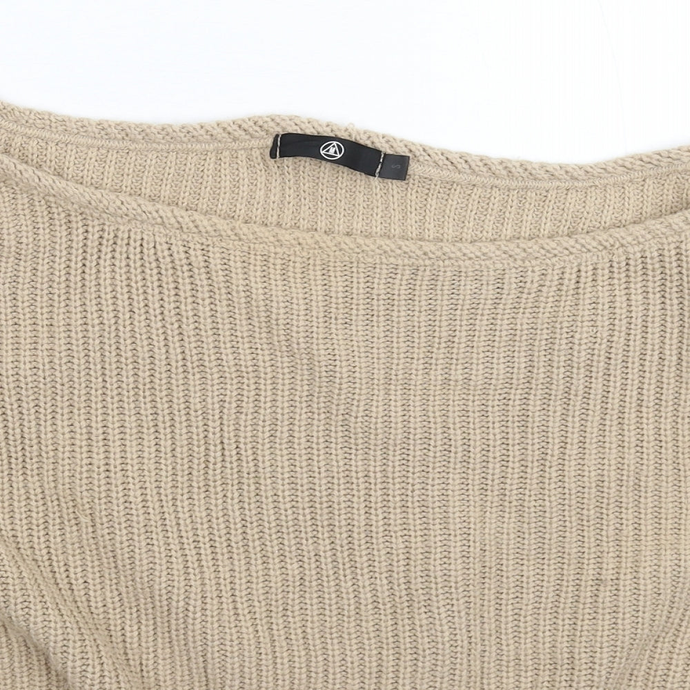 Womens UK Size S Missguided Grey Pullover Jumper